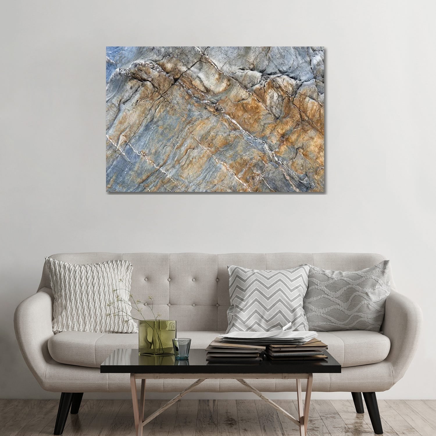 "Terrascape" by Petra Meikle de Vlas Canvas Print