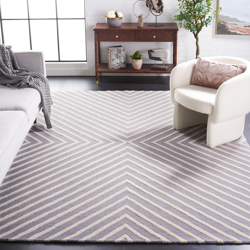 SAFAVIEH Handmade Cambridge Beke Modern Moroccan Wool Rug