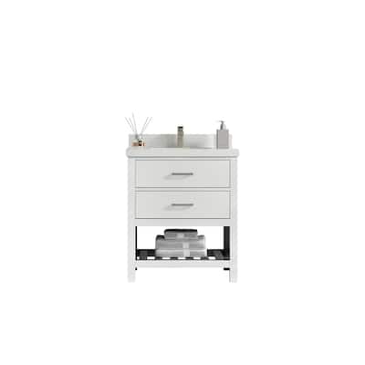 Willow Collections 30 in. W x 22 in. D Parker Single Sink Bathroom Vanity with Countertop