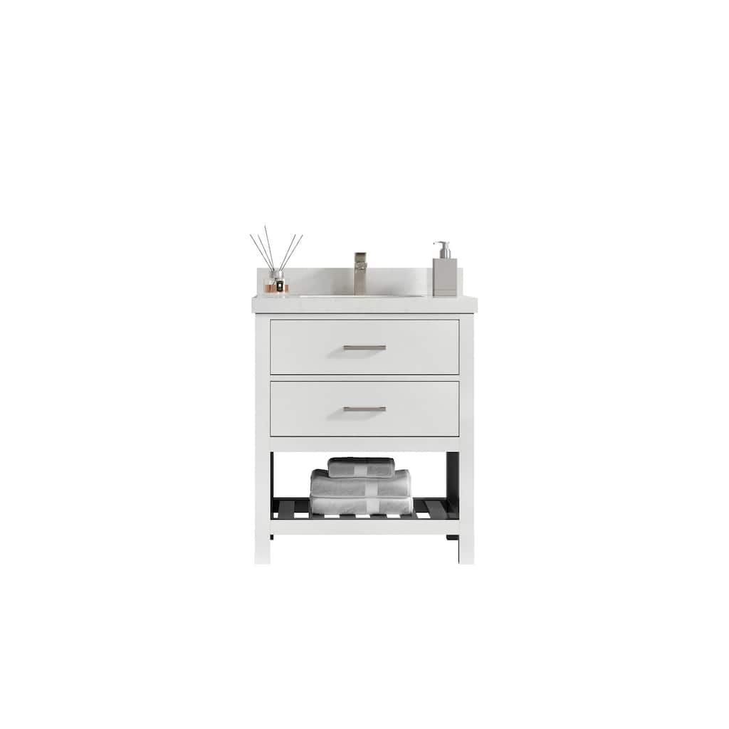 Willow Collections 30 in. W x 22 in. D Parker Single Sink Bathroom Vanity with Countertop