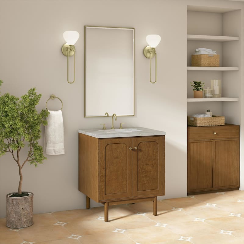 James Martin Vanities 545-V30-3VSL Laurent 30" Single Basin Poplar