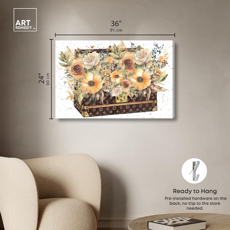 Doll Memories - Golden Memories Canvas by Art Remedy, Gallery Wrapped