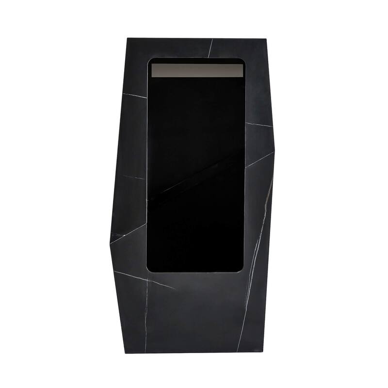 Fine Fixtures Canyon Collection, Elegant Square Shaped Pedestal Sink, - N/A