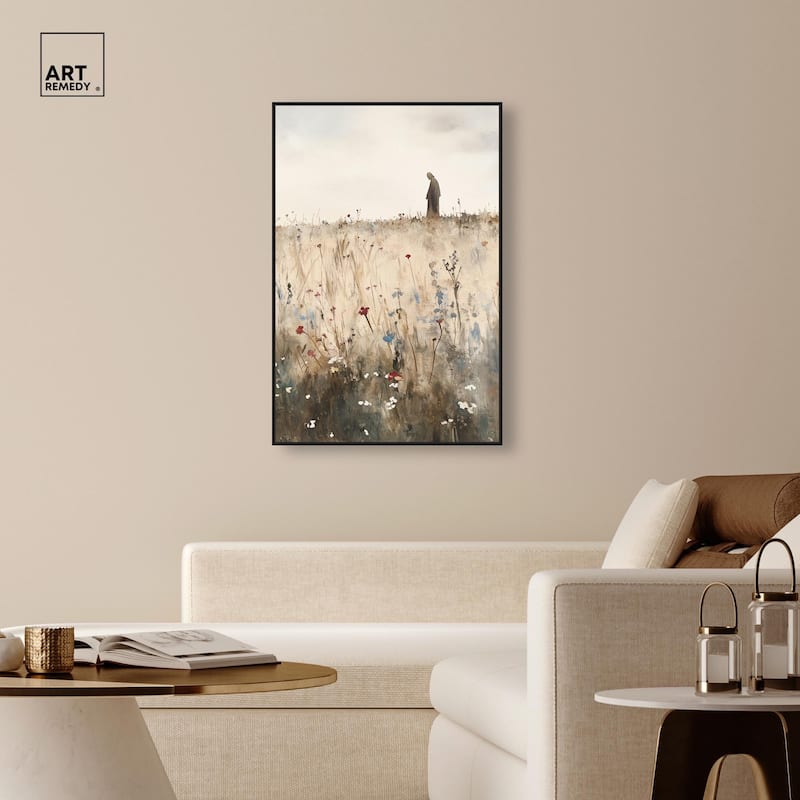 Ambling Monk Canvas by Art Remedy