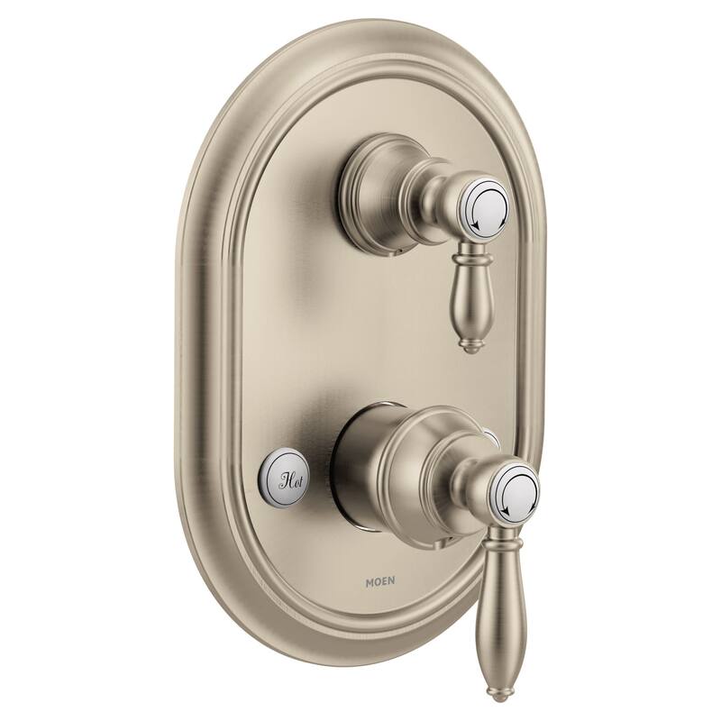 Moen Weymouth 2 Function Pressure Balanced Valve Trim Only with Double - Brushed Nickel