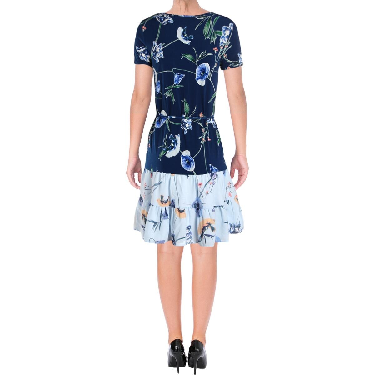Shop Ivanka Trump Womens Special Occasion Dress Short Sleeves
