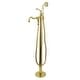 preview thumbnail 7 of 36, English Country Freestanding Tub Faucet with Hand Shower