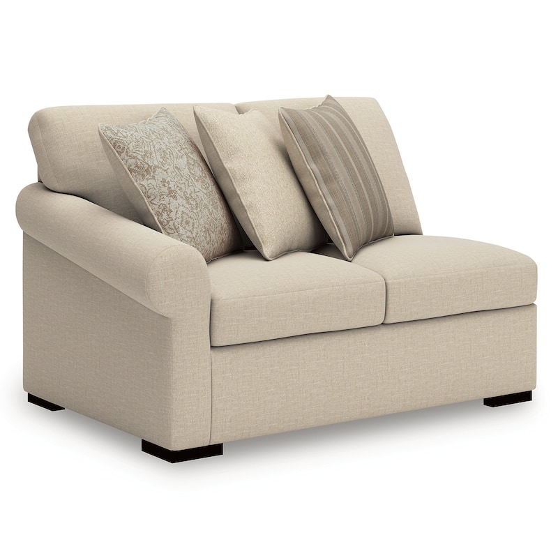 Signature Design by Ashley LadyMae Beige 4-Piece Sectional with Chaise