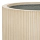 preview thumbnail 7 of 24, SAFAVIEH Outdoor Lucca Cement Ficonstone Planter Pot (Set of 2) - 18"W x 18"D x 15"H
