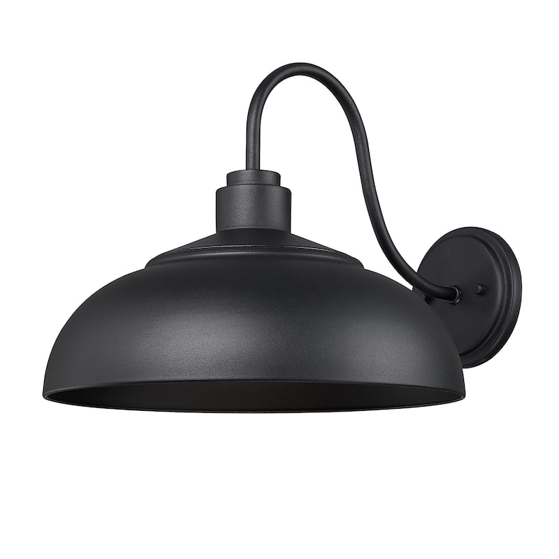 Levitt 13.63" Wide 1-Light Natural Black Outdoor Wall Light
