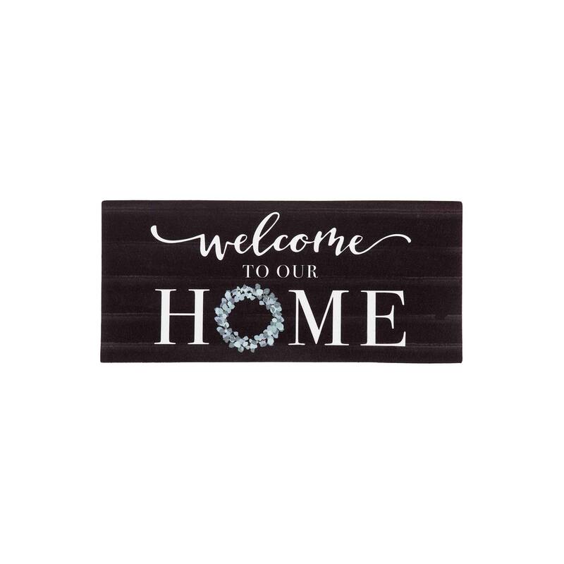 22 in. x 10 in. Eucalyptus Welcome Sassafras Switch Mat
