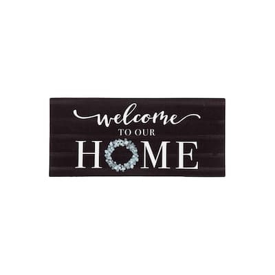 22 in. x 10 in. Eucalyptus Welcome Sassafras Switch Mat