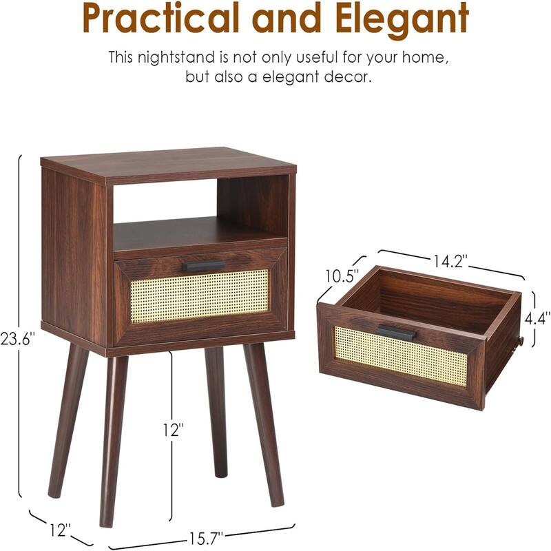 Nightstand with Drawer