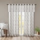 preview thumbnail 76 of 81, Madison Park Westmont Fretwork Print Grommet Top Window Curtain Panel