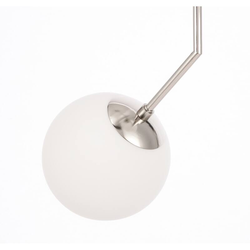Bastina 20-Inch 1-DownLight Frosted Glass Pendant