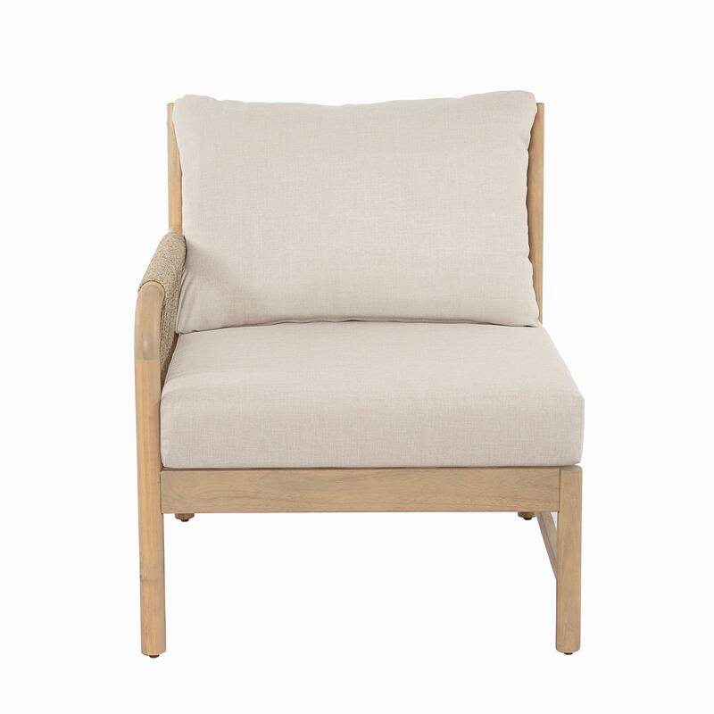 Christopher Knight Home - Modern Outdoor Solid Wood 3-Seater Sofa Set with Coffee Table - 3 - Seater - 3 - Seater