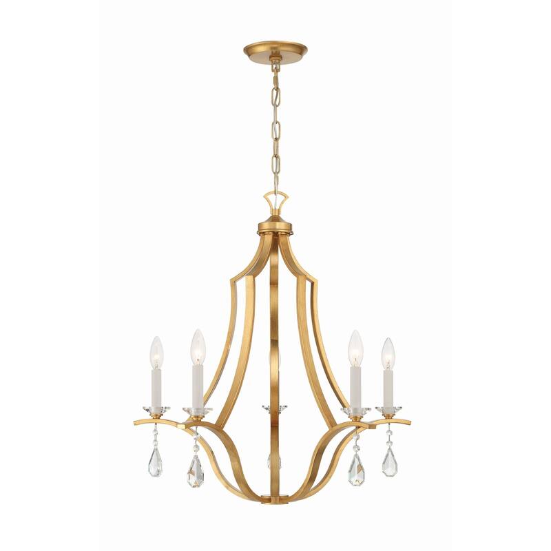 Crystorama Lighting Group PER-10405 Perry 5 Light 26" Wide Crystal