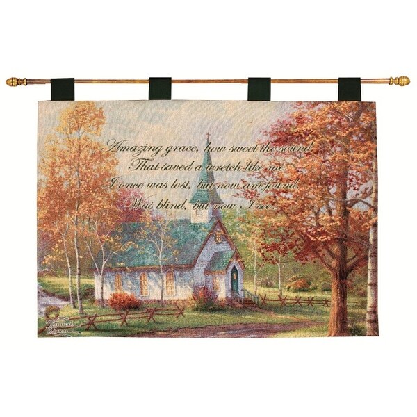 Shop Chapel in the Country Amazing Grace Wall Art Hanging Tapestry 26" x 36" - Free Shipping 
