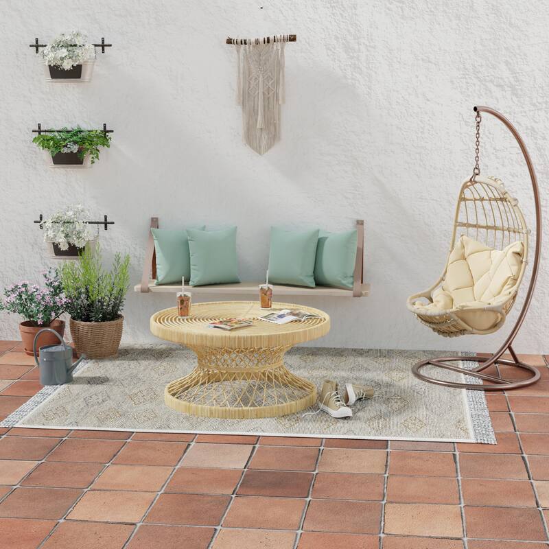 Sunbrella 16" x 16" Outdoor Throw Pillow - 16'' L x 16'' W x 4'' H - Canvas Spa