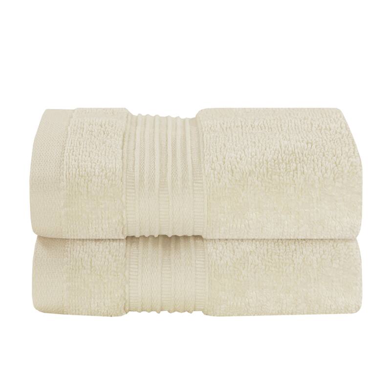J. Queen New York Serra 2 Piece Turkish Towel Set - Wash Cloth - Ivory