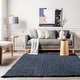 preview thumbnail 38 of 86, Nuloom Delilah Solid Chunky Jute Tassel Area Rug