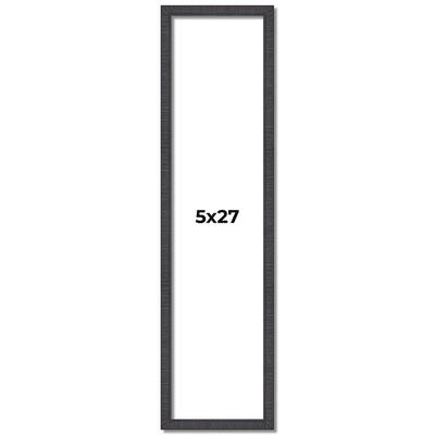 5x27 Frame Brown Picture Frame - Complete Modern Photo Frame Includes