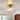 Mid-Century Modern Gold Ribbed Clear Glass Flush Mount Ceiling Light - W11.81''