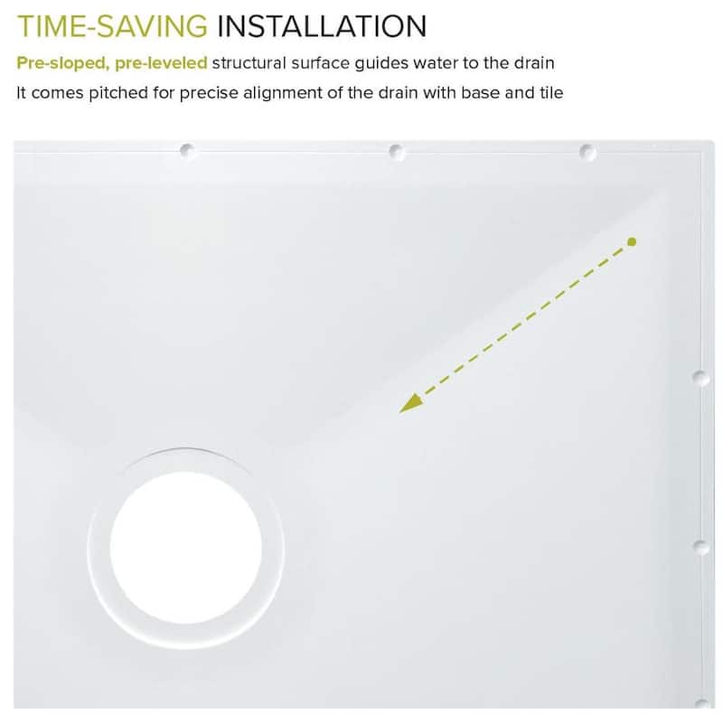 Transolid TRS_FW5132 Ready-to-Tile 51-3/16" x 32-1/4" Rectangular