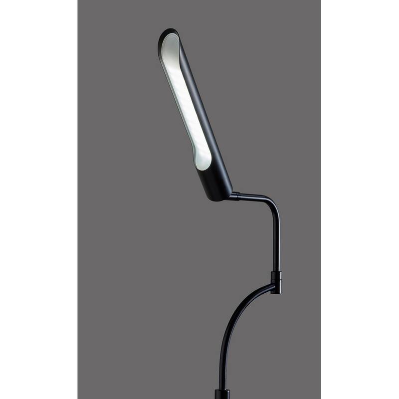 Zane LED Floor Lamp w. Smart Switch- Black