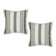 Option Bold Chambray Stripe, Moss