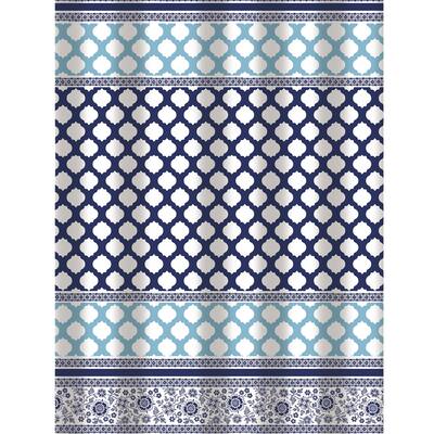 Bath Bliss Shower Curtain Lattice Design