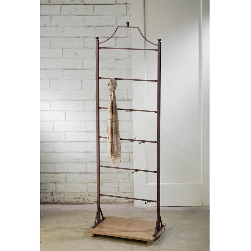 70 in. Bronze Metal Ladder Rack