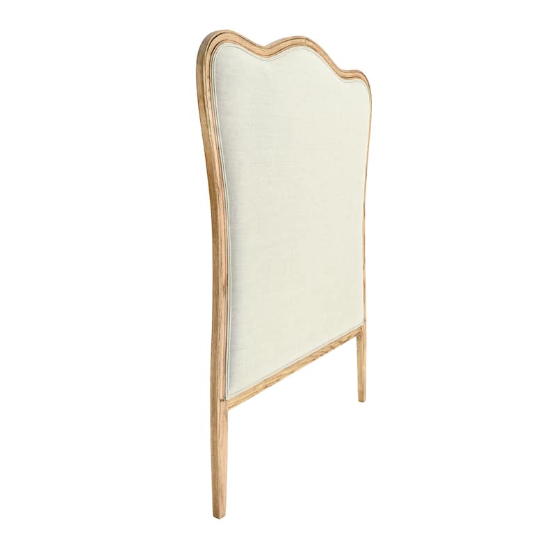 Oak & Linen Headboard