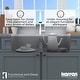 preview thumbnail 37 of 51, Karran Undermount Quartz Double Bowl Kitchen Sink