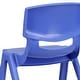 preview thumbnail 12 of 44, 2 Pack Plastic Stack School Chair with 13.25"H Seat, K-2 School Chair