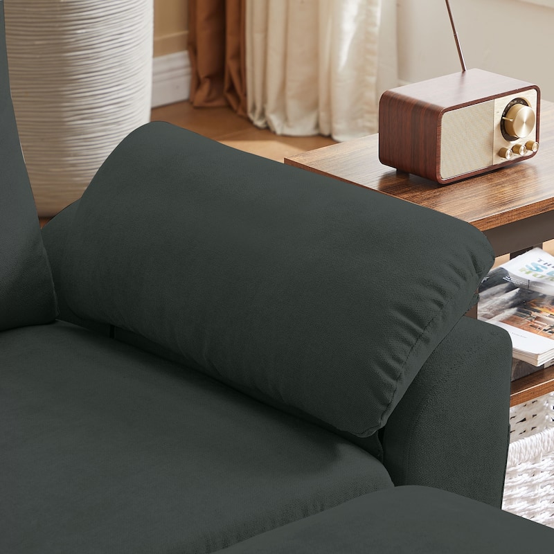 Jarenie 79.72" L Shaped Sofa Couch for Living Room