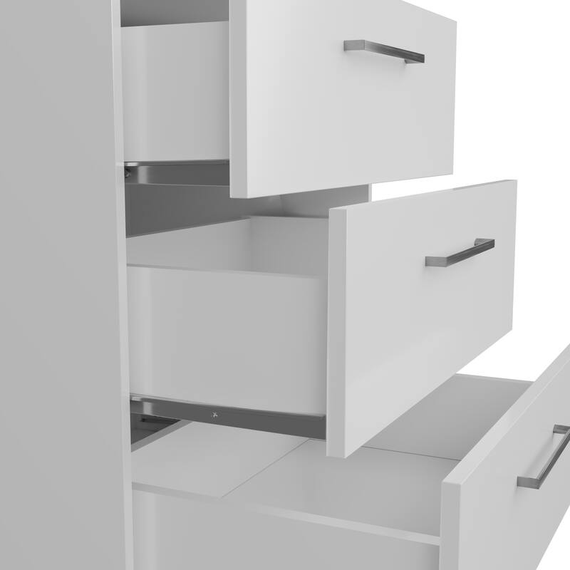 Kappesberg Alaska 3-Drawer Vertical Dresser Set (Set of 2) – Modern Storage Solution