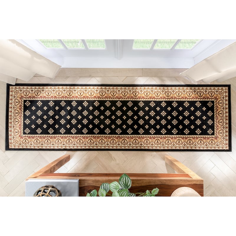 Well Woven Barclay Hudson Terrace Fleur De Lis Traditional Area Rug