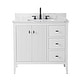 preview thumbnail 30 of 95, Vanity Art 36" Single Sink Bathroom Vanity Cabinet with Engineered Marble Countertop
