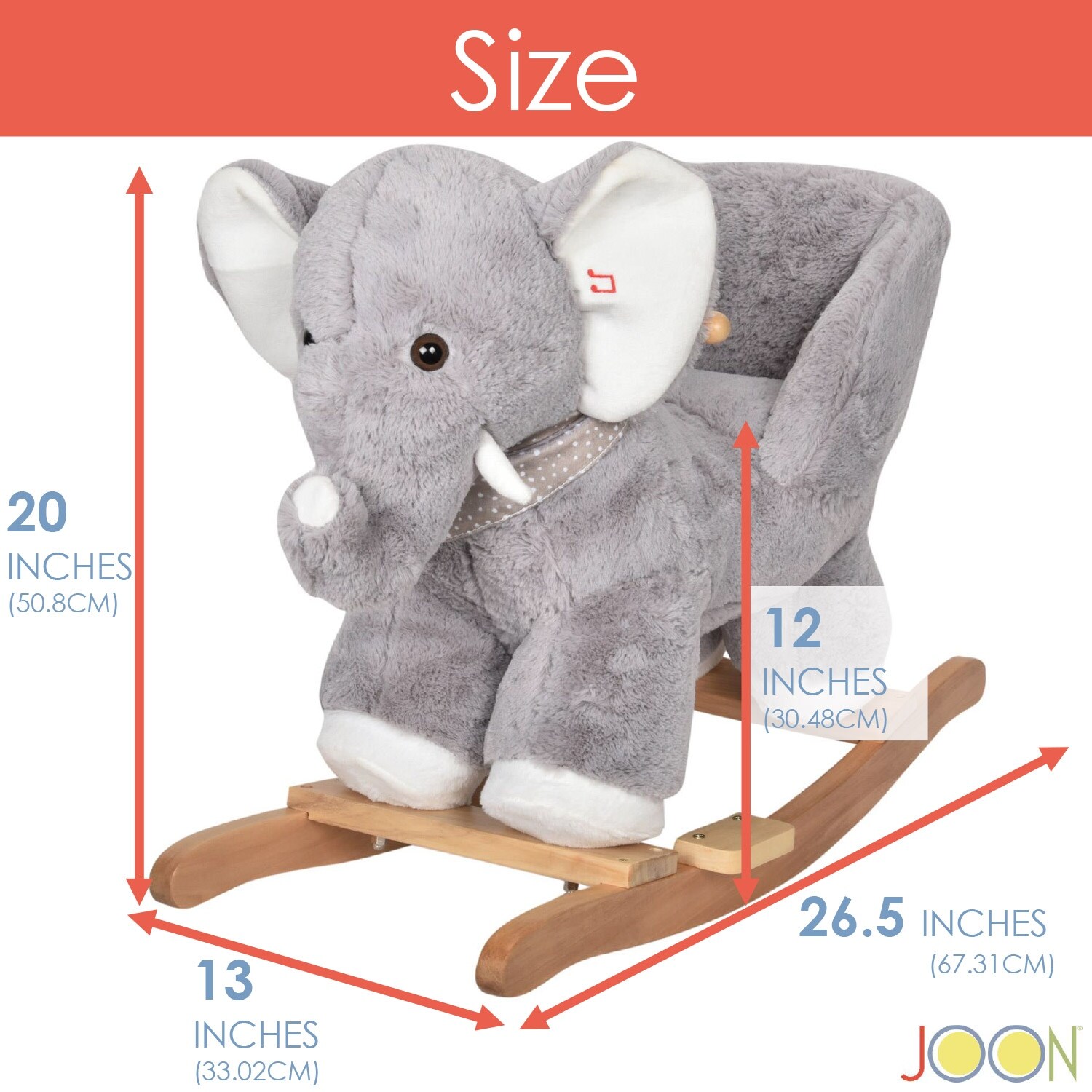 elephant rocking horse big w