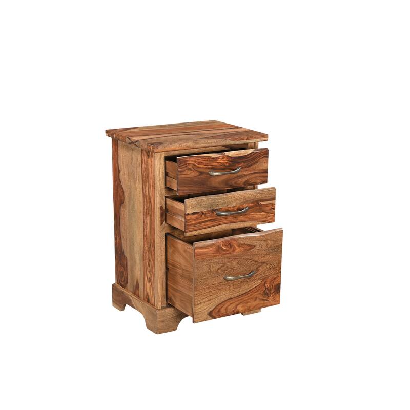 Avenue 2-piece Live Edge Solid Wood Desk Set