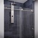 preview thumbnail 4 of 36, ANZZI Leon Brushed Nickel 48" x 76" Frameless Sliding Shower Door