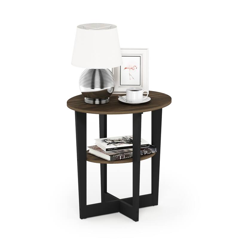 Furinno JAYA Oval End Table