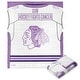 preview thumbnail 1 of 3, NHL Hockey Fights Cancer Jersey Blackhawks Silk Touch Throw Blanket