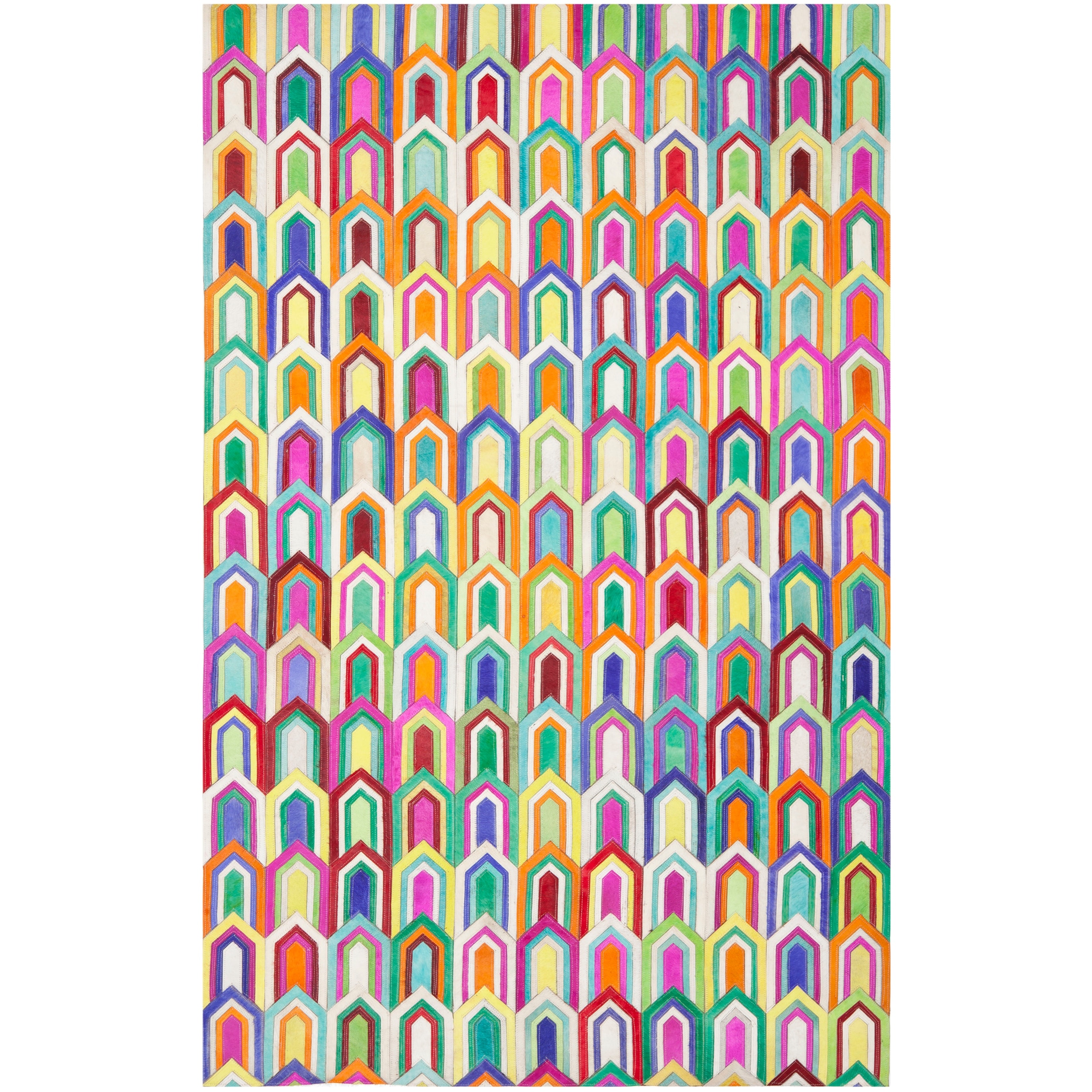 SAFAVIEH Handmade Studio Leather Itsuki Modern Leather Rug