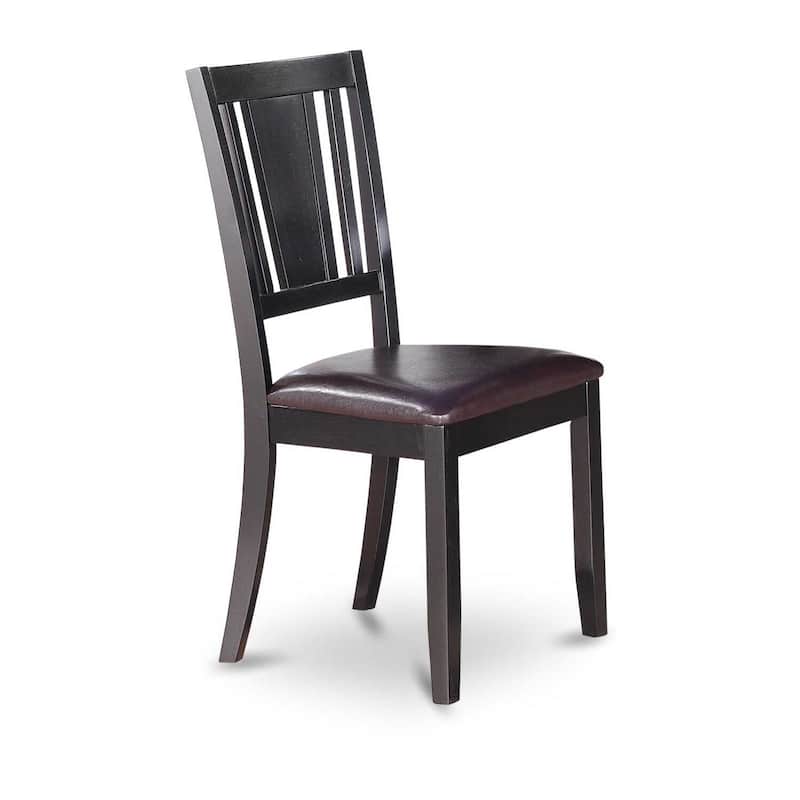 Modern Dining Chair Wood Seat - Stylish Kitchen Accent Chair - Comfortable Side Chair for Home