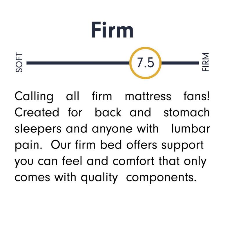 LuuF Cooling Support 13" Firm Hybrid Mattress
