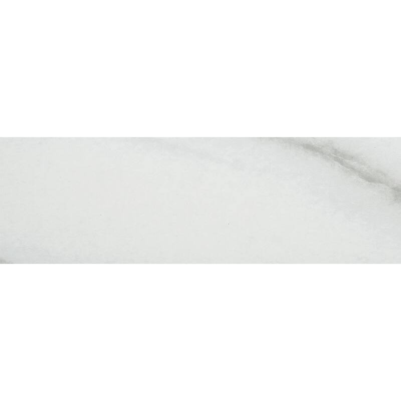 The Tile Life Penthouse 4x12 White Fantasy Glossy Porcelain Floor & Wall Tile