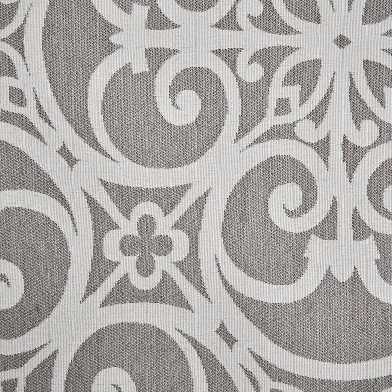 Roomfitters Push Back Recliner Chair, Manual Upholstered Reclining Armchair with Camel Back, Rolled Arms and Wood Legs, Grey