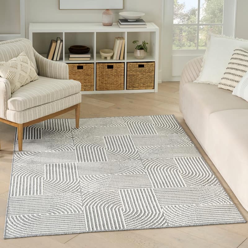 Nourison Textured Home Indoor only Geometric Area Rug